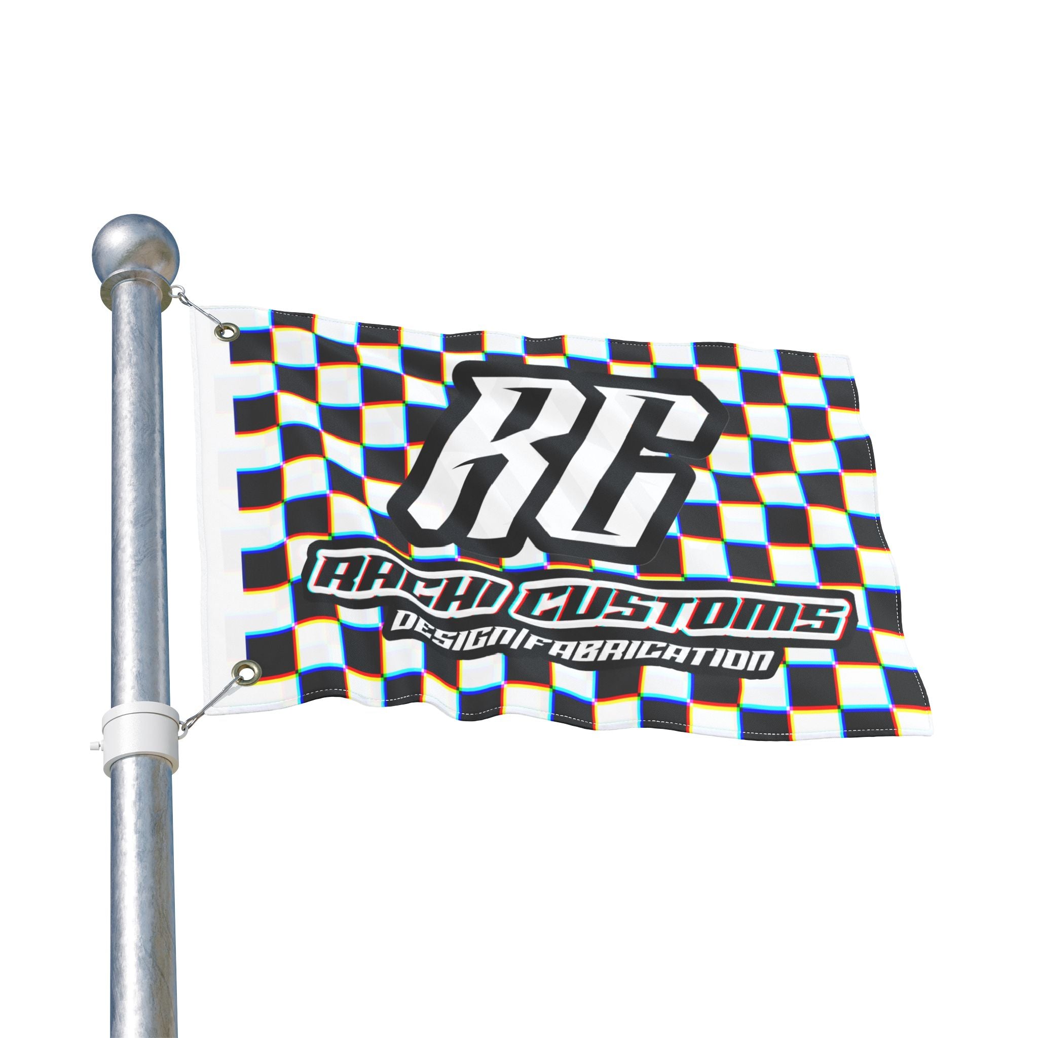 Rachi Customs Racing Checkered Flag