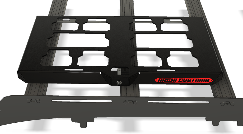 Universal-Roof Rack Lockable Mounting Plate for Milwaukee PACKOUT Cases