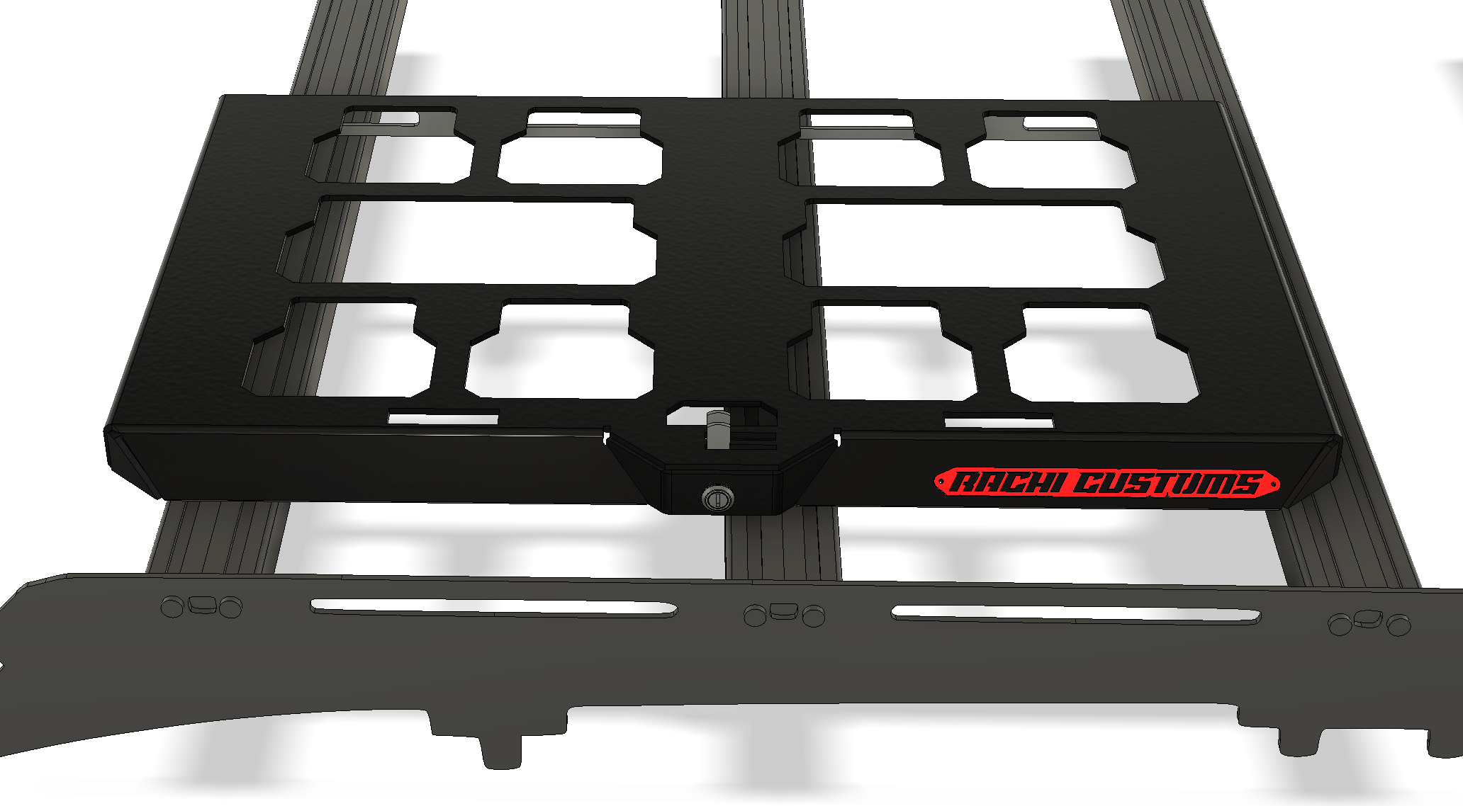 Universal-Roof Rack Lockable Mounting Plate for Milwaukee PACKOUT Cases