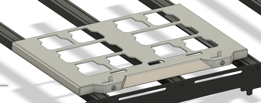(COMING SOON) Roof Rack Mounting Plate for Milwaukee PACKOUT Cases