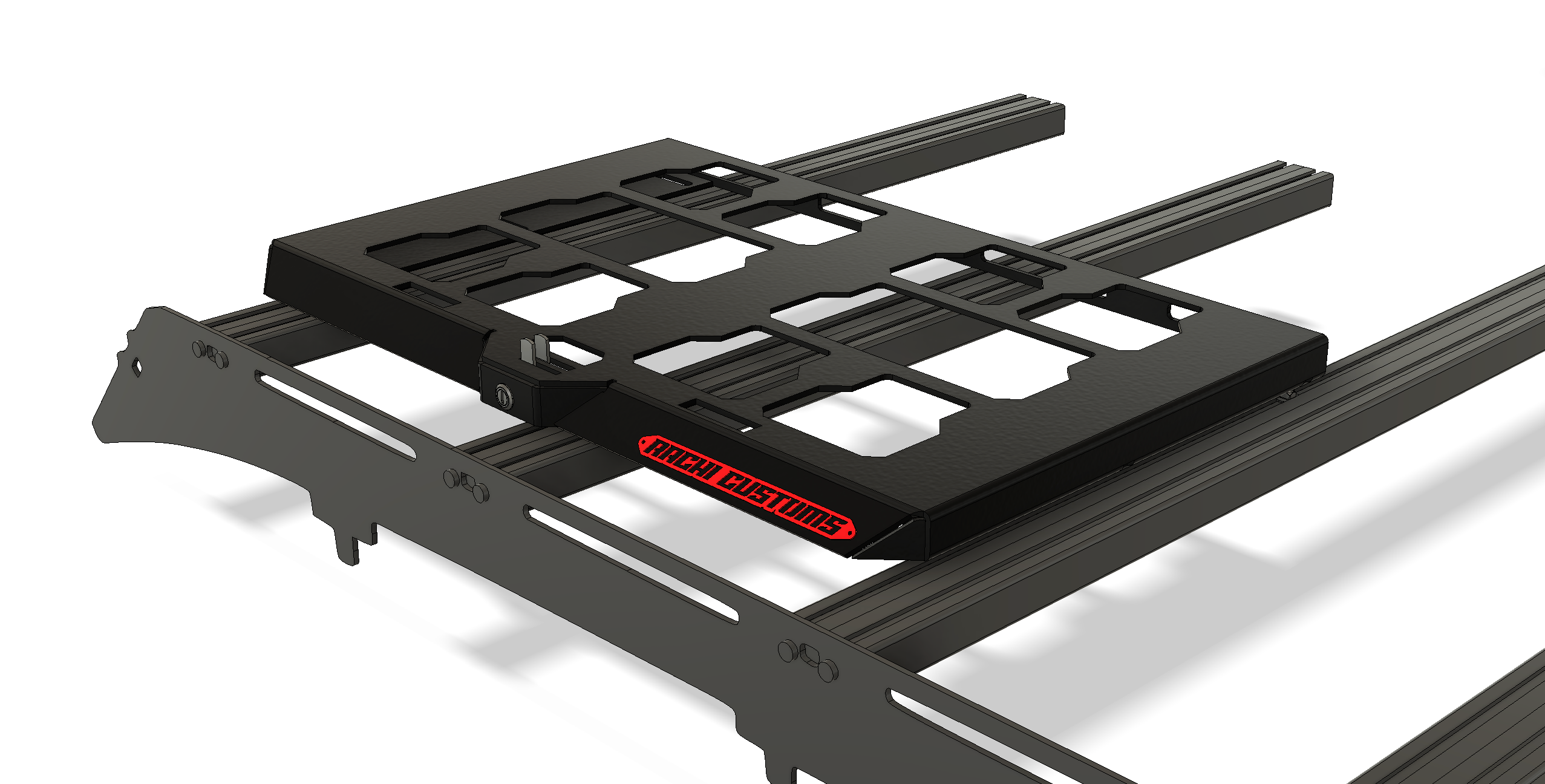 Universal-Roof Rack Lockable Mounting Plate for Milwaukee PACKOUT Cases